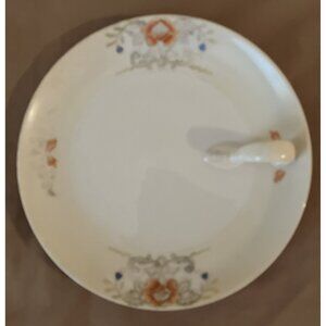 NORITAKE Japan Hand Painted 5.5" Finger Loop Lemon Plate